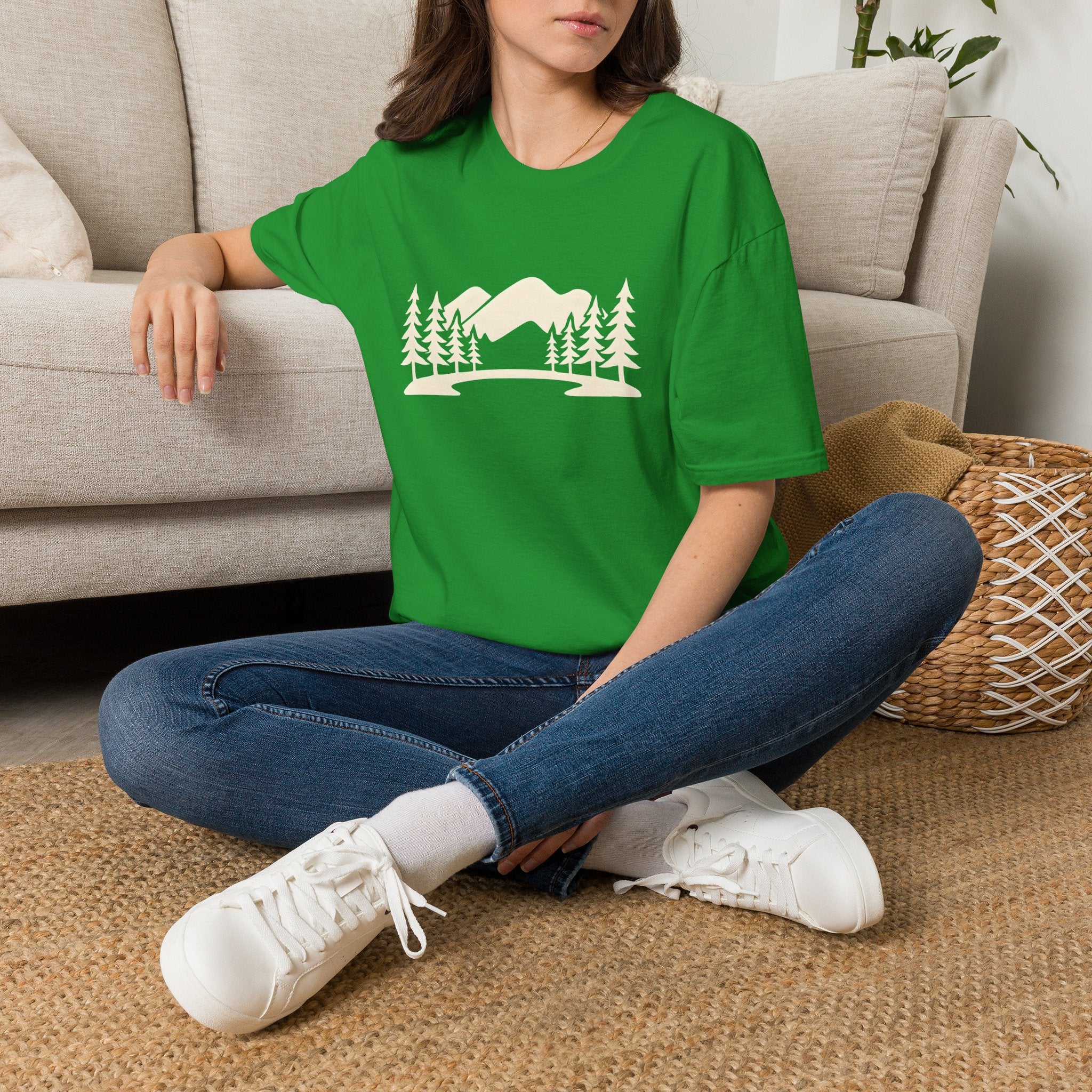 Mountain Lake Landscape T-Shirt