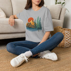 Sunset Mountain Scene T-Shirt