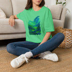 Abstract Green Landscape T-Shirt