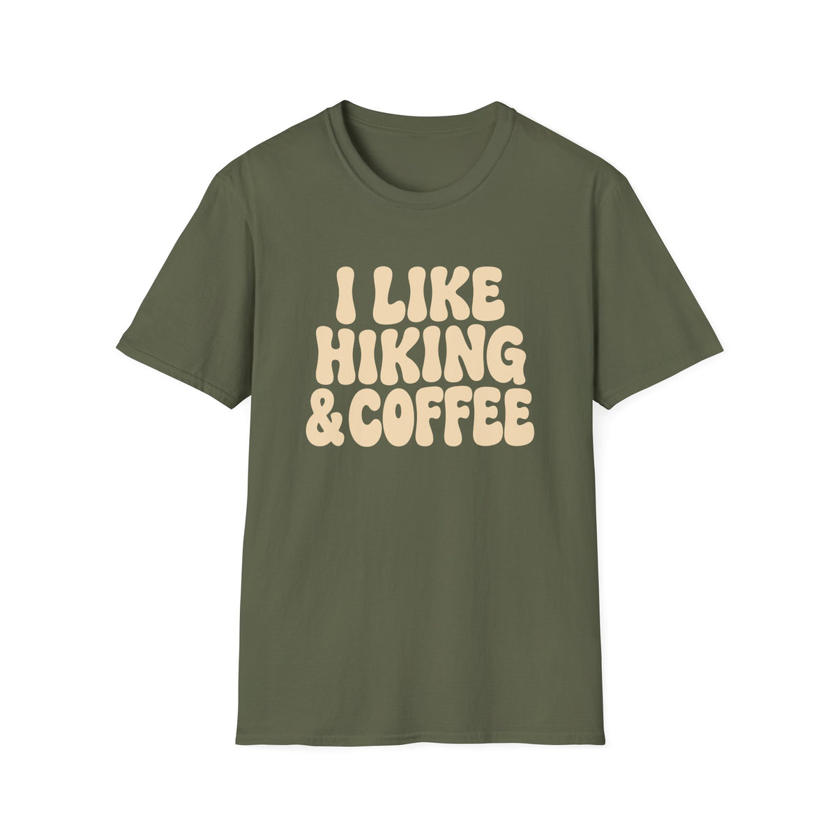 I Like Hiking and Coffee T-shirt