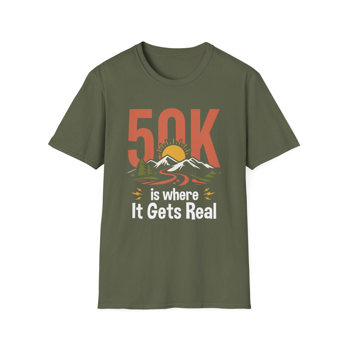 50K is where It Gets Real T-shirts