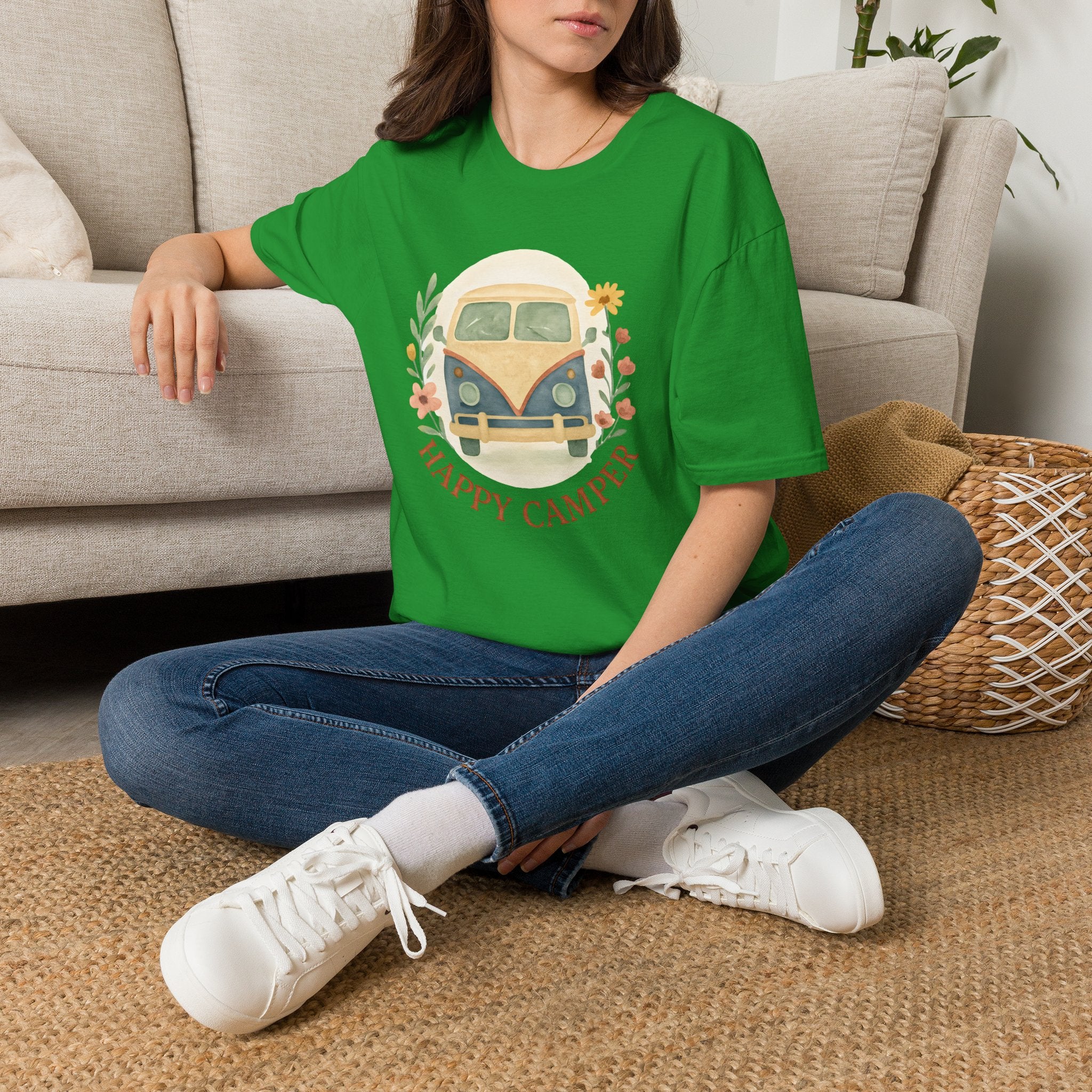 Floral Camper Van T-Shirt