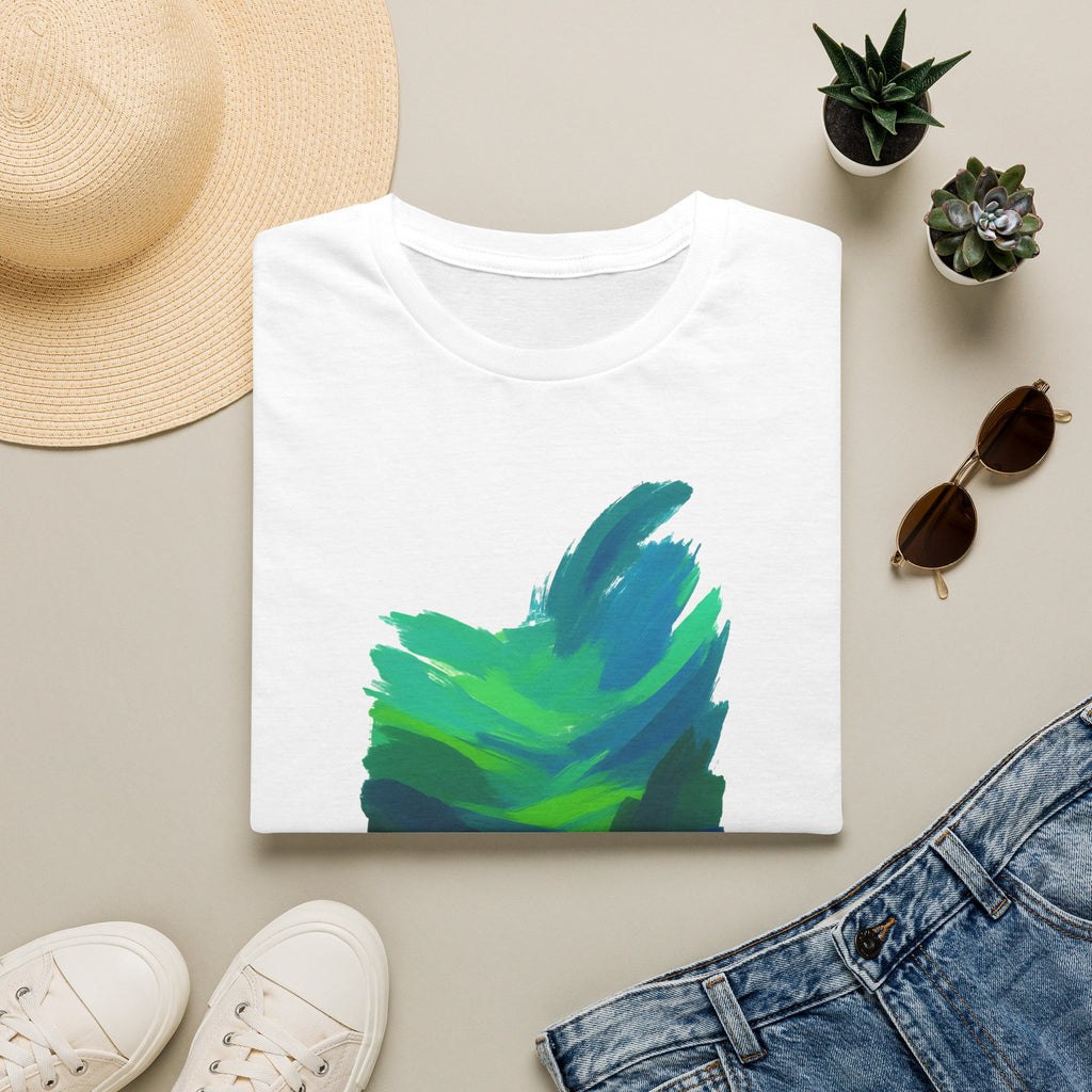 Abstract Green Landscape T-Shirt