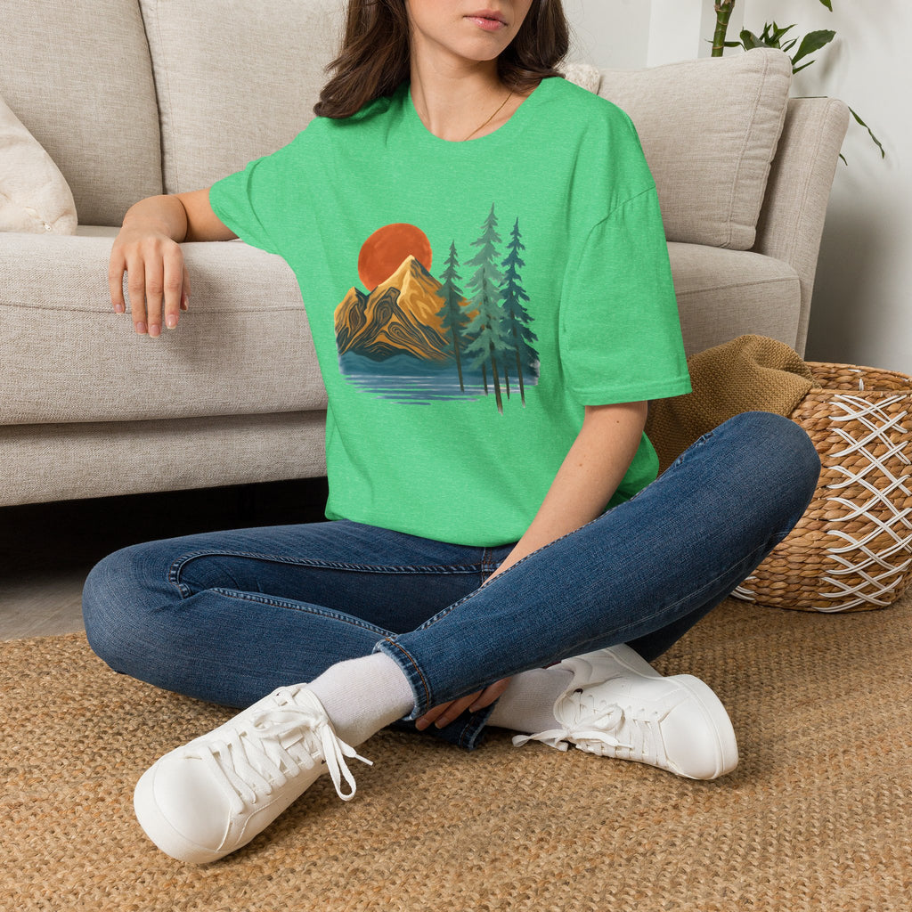 Sunset Mountain Scene T-Shirt
