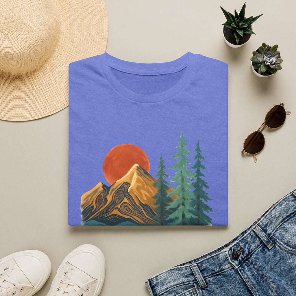Sunset Mountain Scene T-Shirt