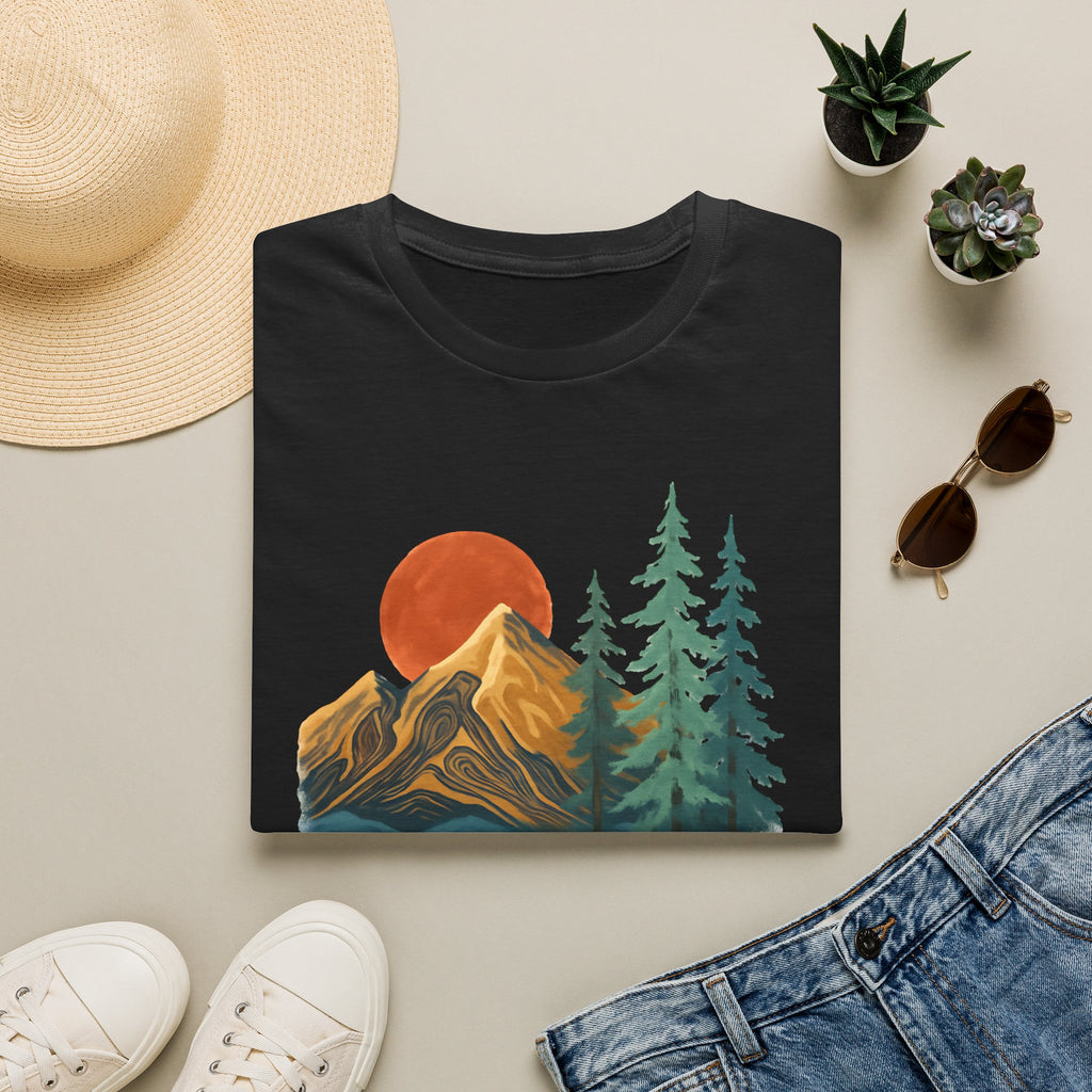 Sunset Mountain Scene T-Shirt