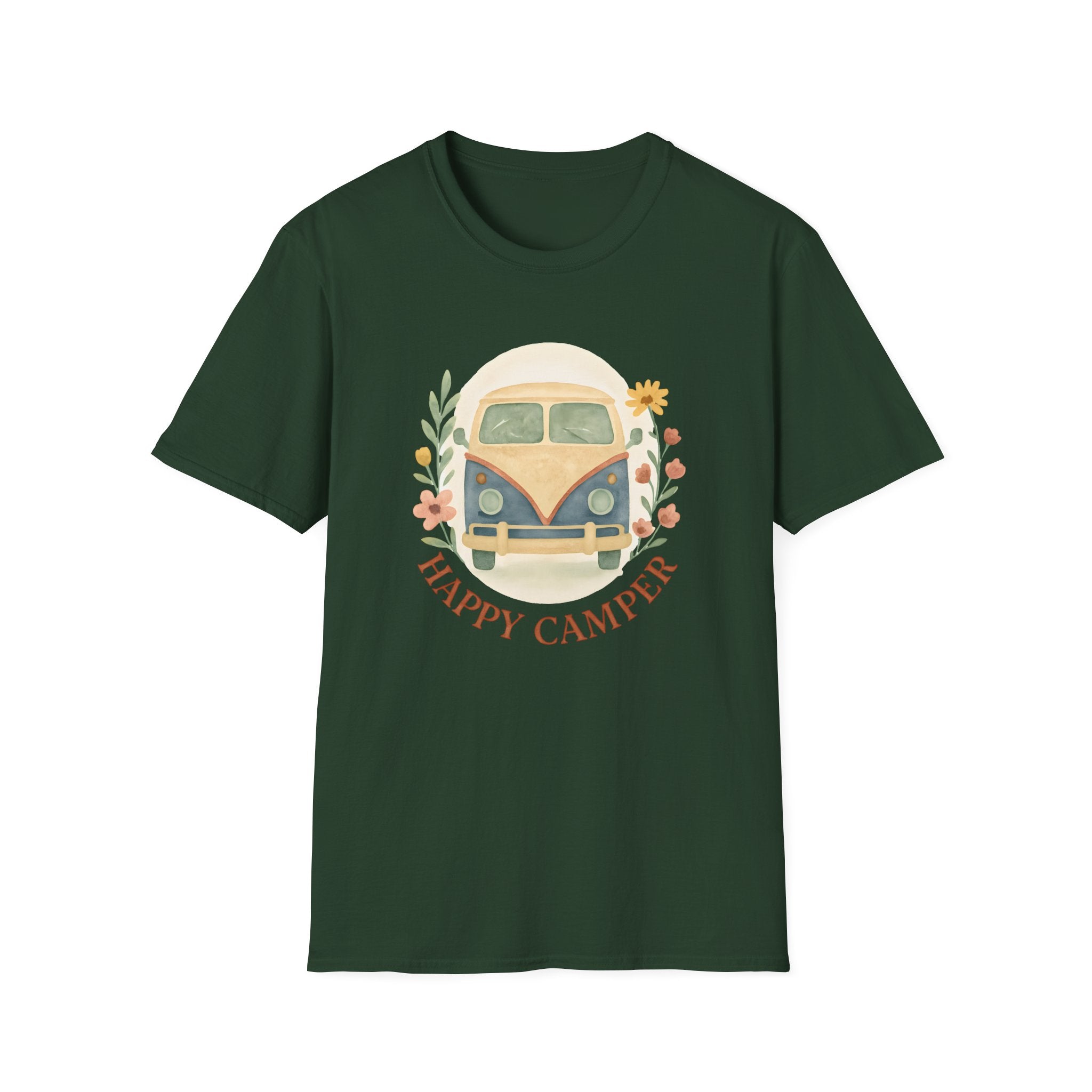 Floral Camper Van T-Shirt
