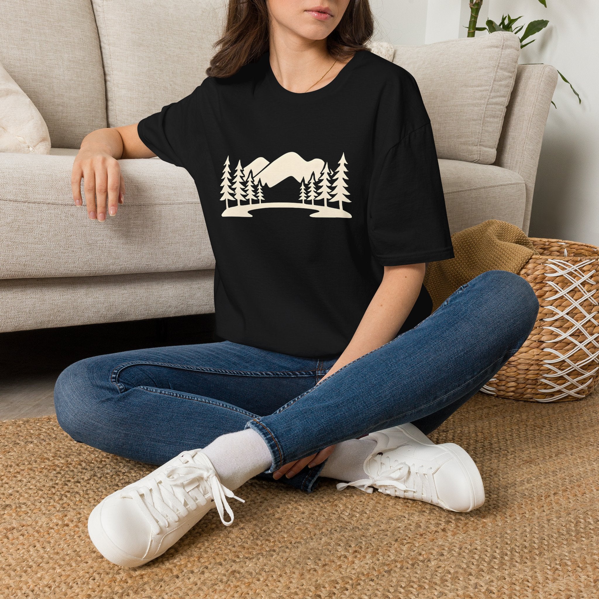 Mountain Lake Landscape T-Shirt