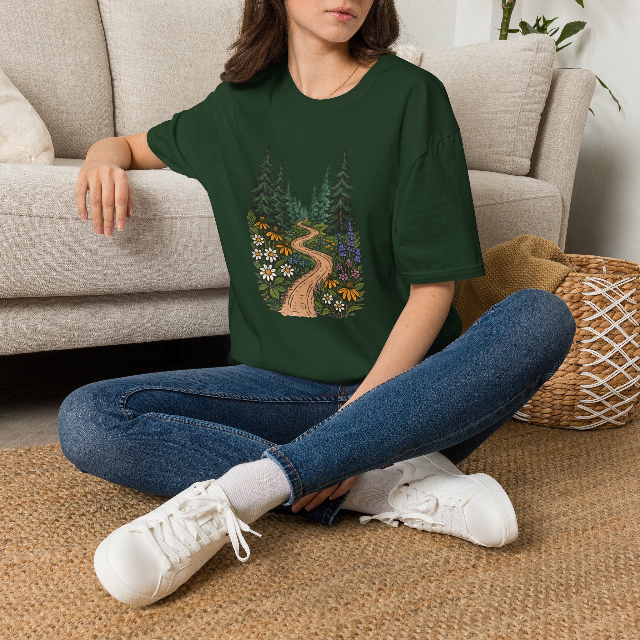 Winding Forest Path T-Shirt