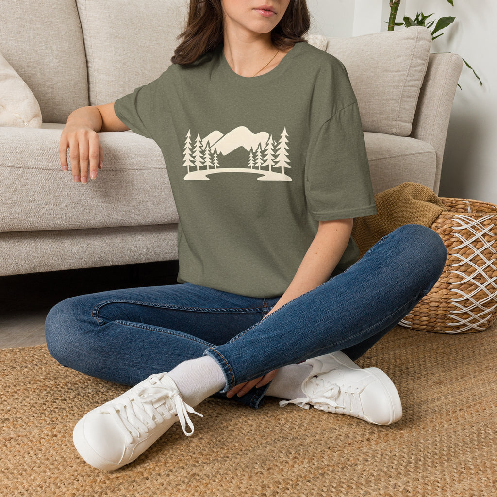Mountain Lake Landscape T-Shirt