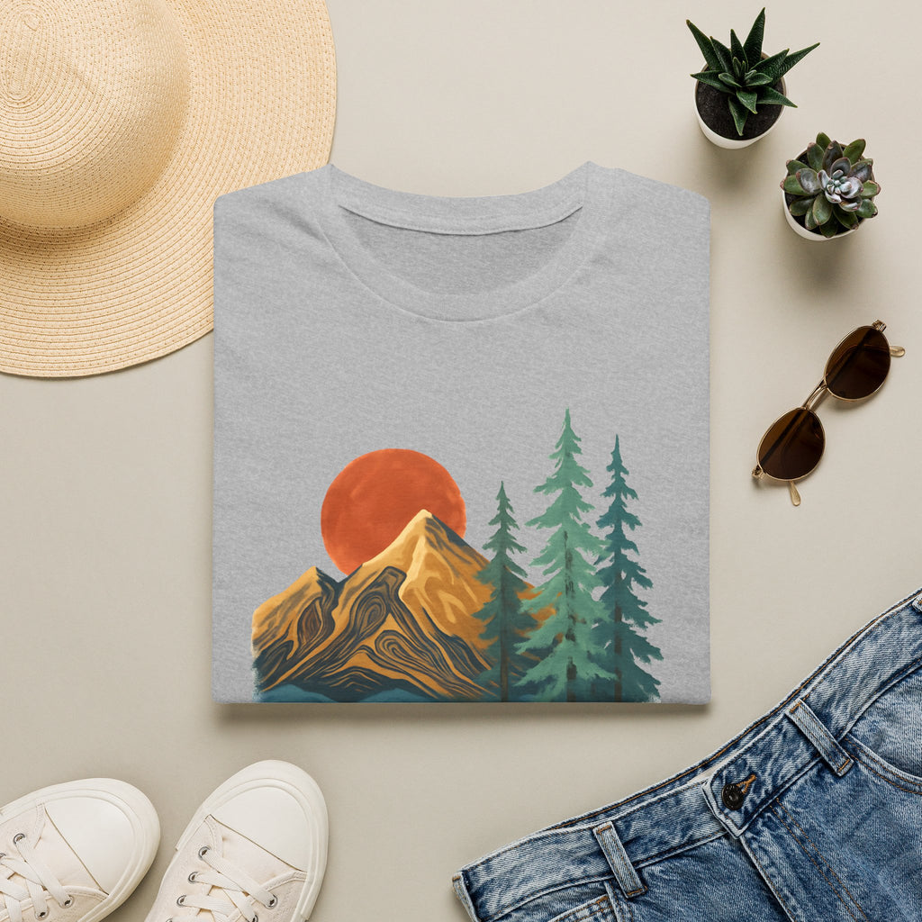 Sunset Mountain Scene T-Shirt