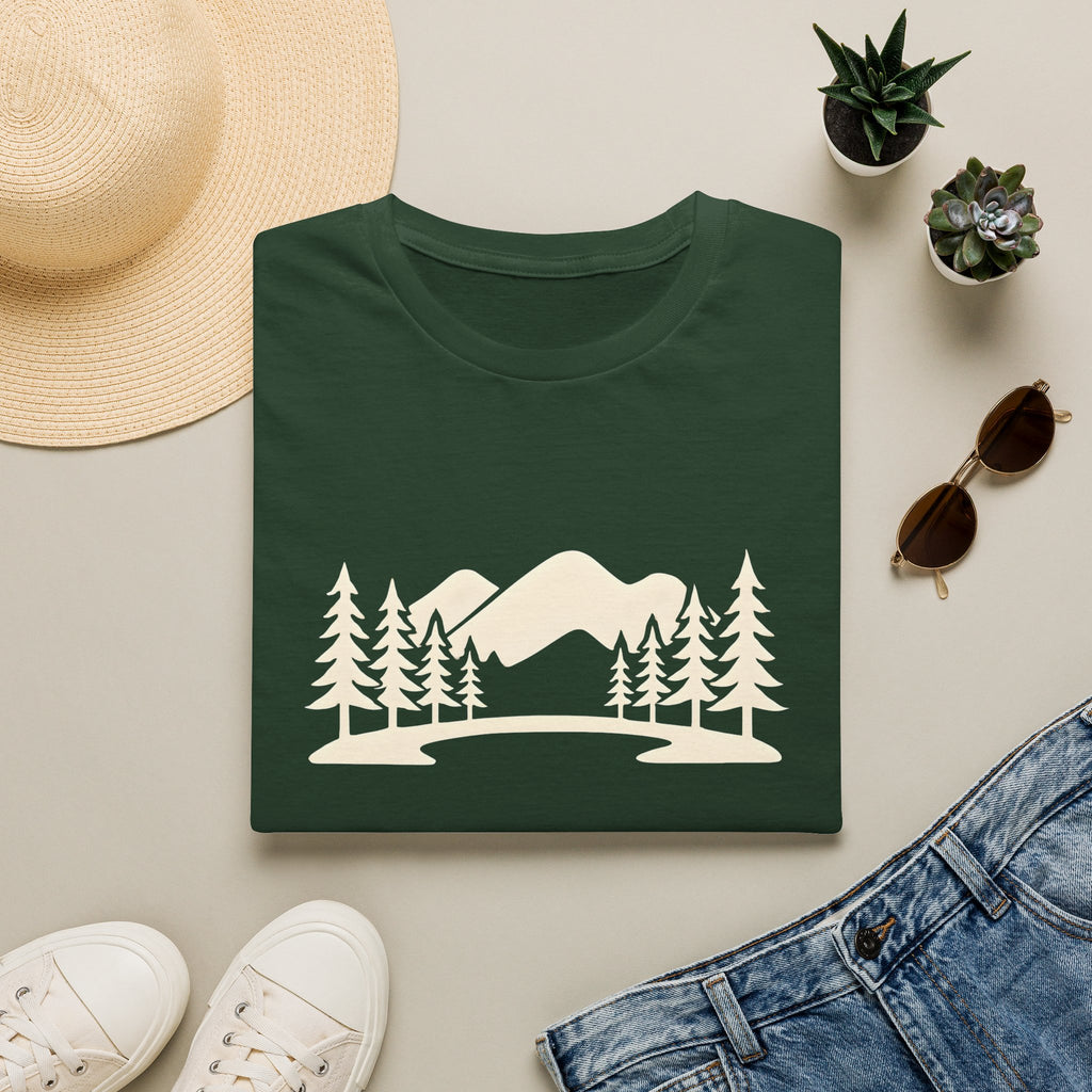 Mountain Lake Landscape T-Shirt
