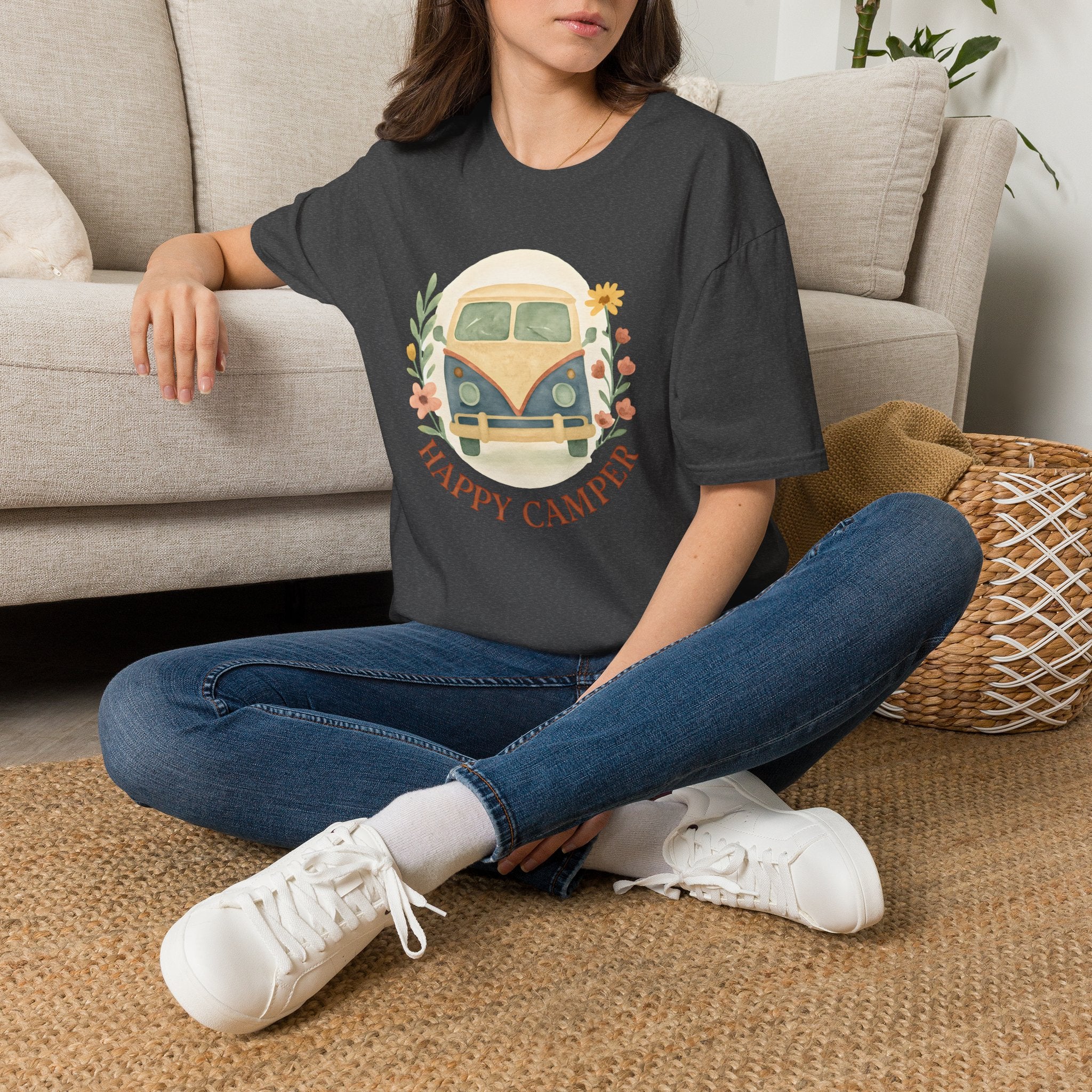 Floral Camper Van T-Shirt
