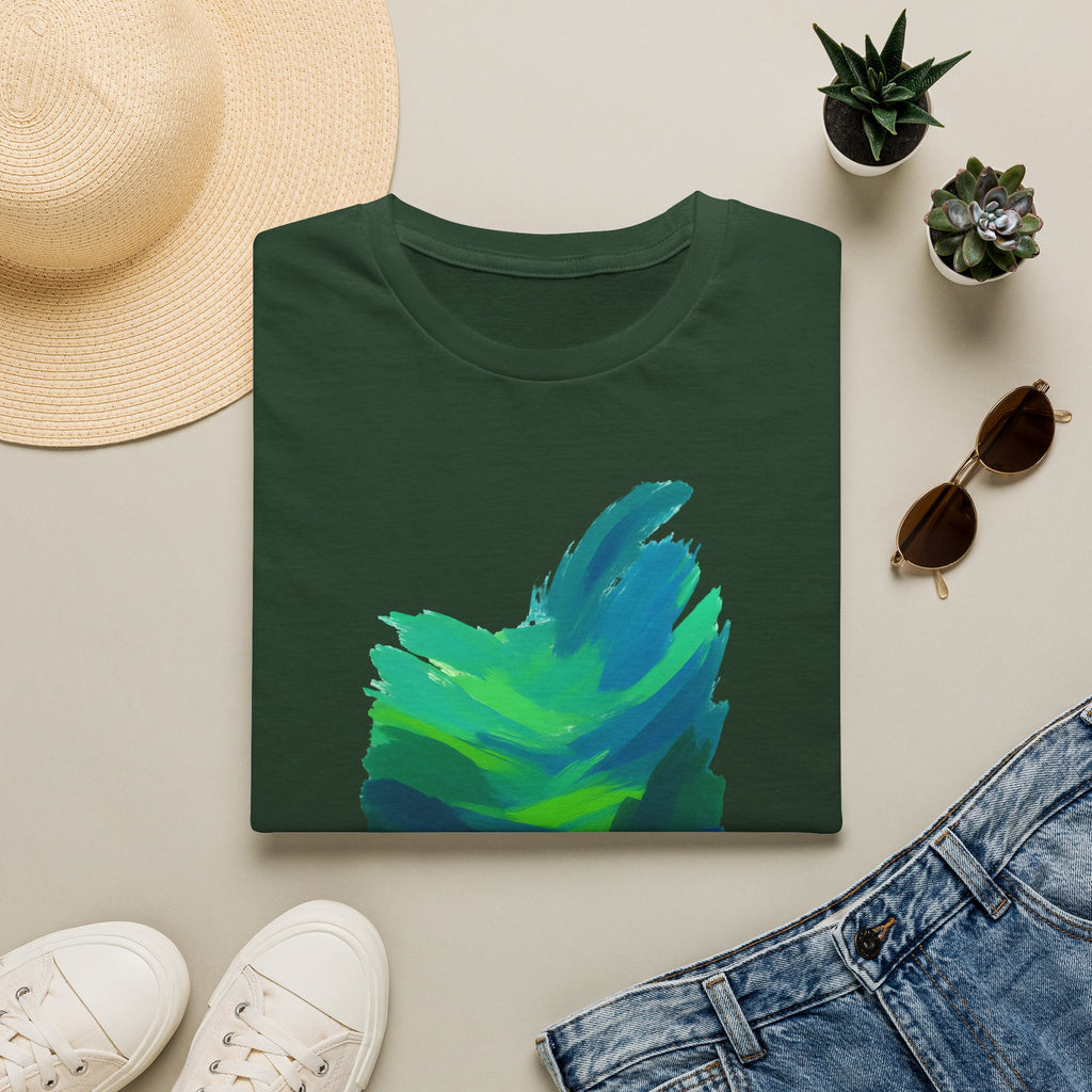 Abstract Green Landscape T-Shirt