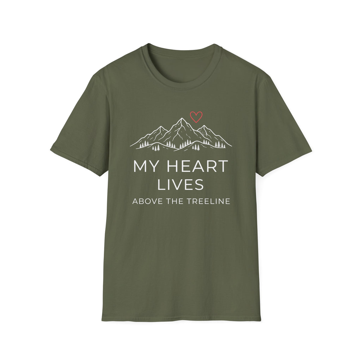 My Heart Lives Above The Treeline T-shirt