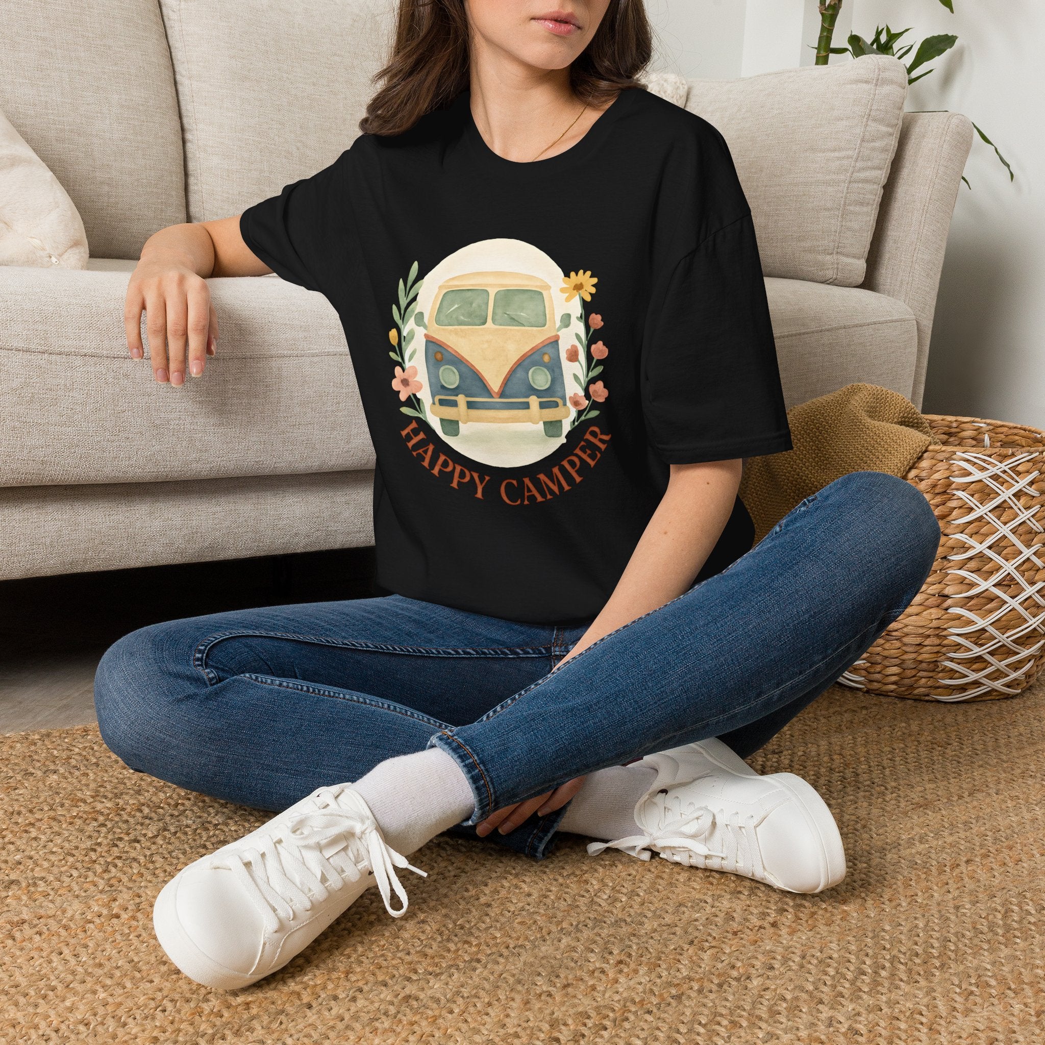 Floral Camper Van T-Shirt