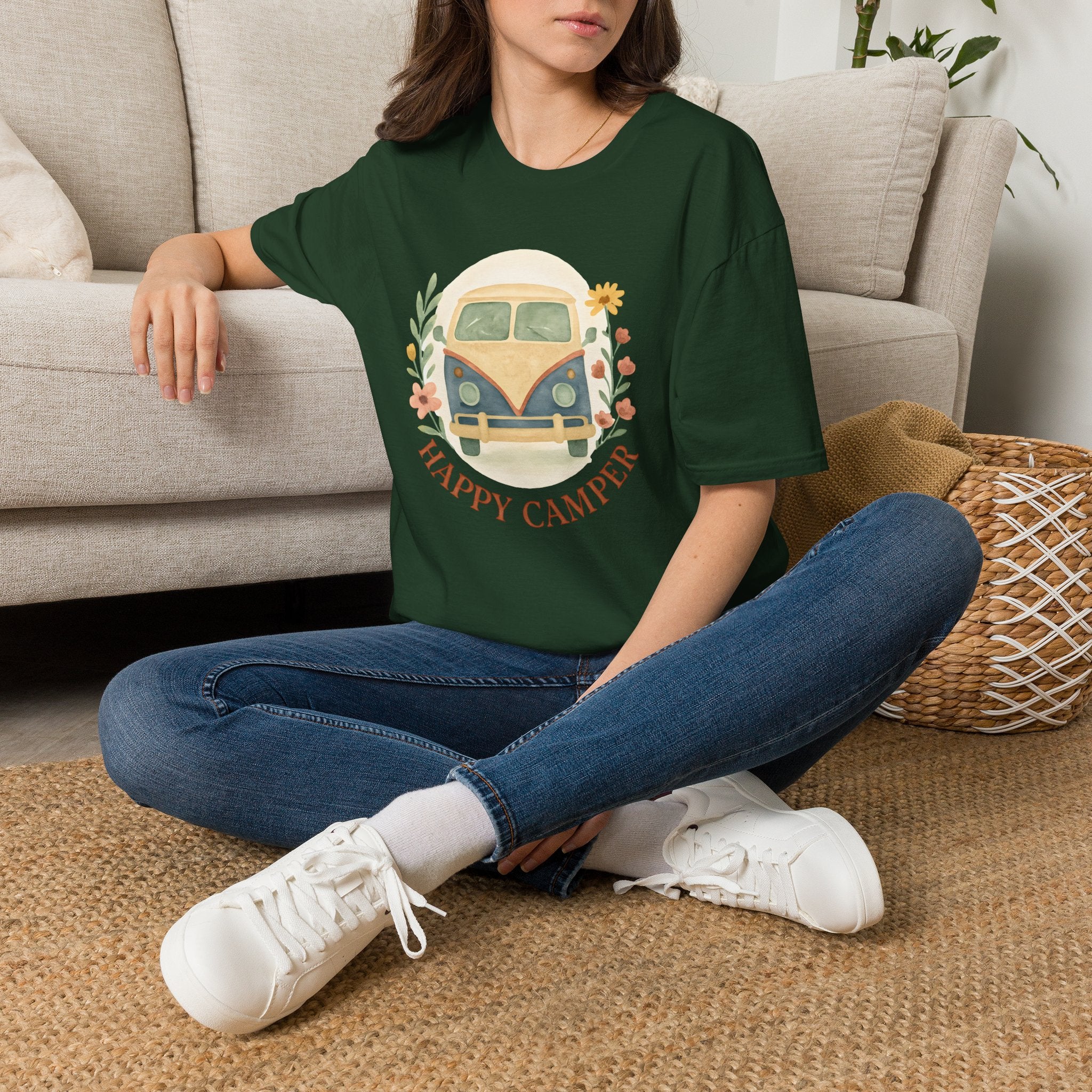 Floral Camper Van T-Shirt