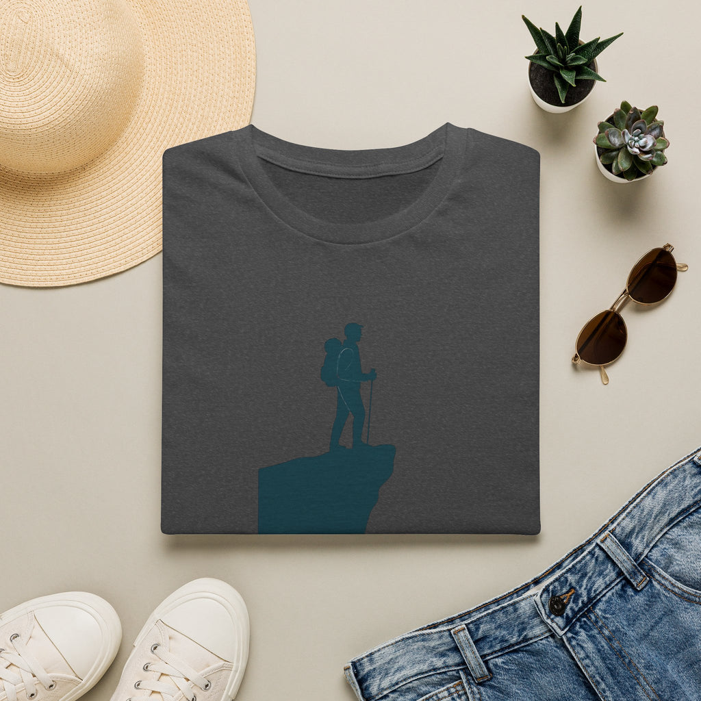 Hiker on Cliff T-Shirt