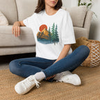 Sunset Mountain Scene T-Shirt