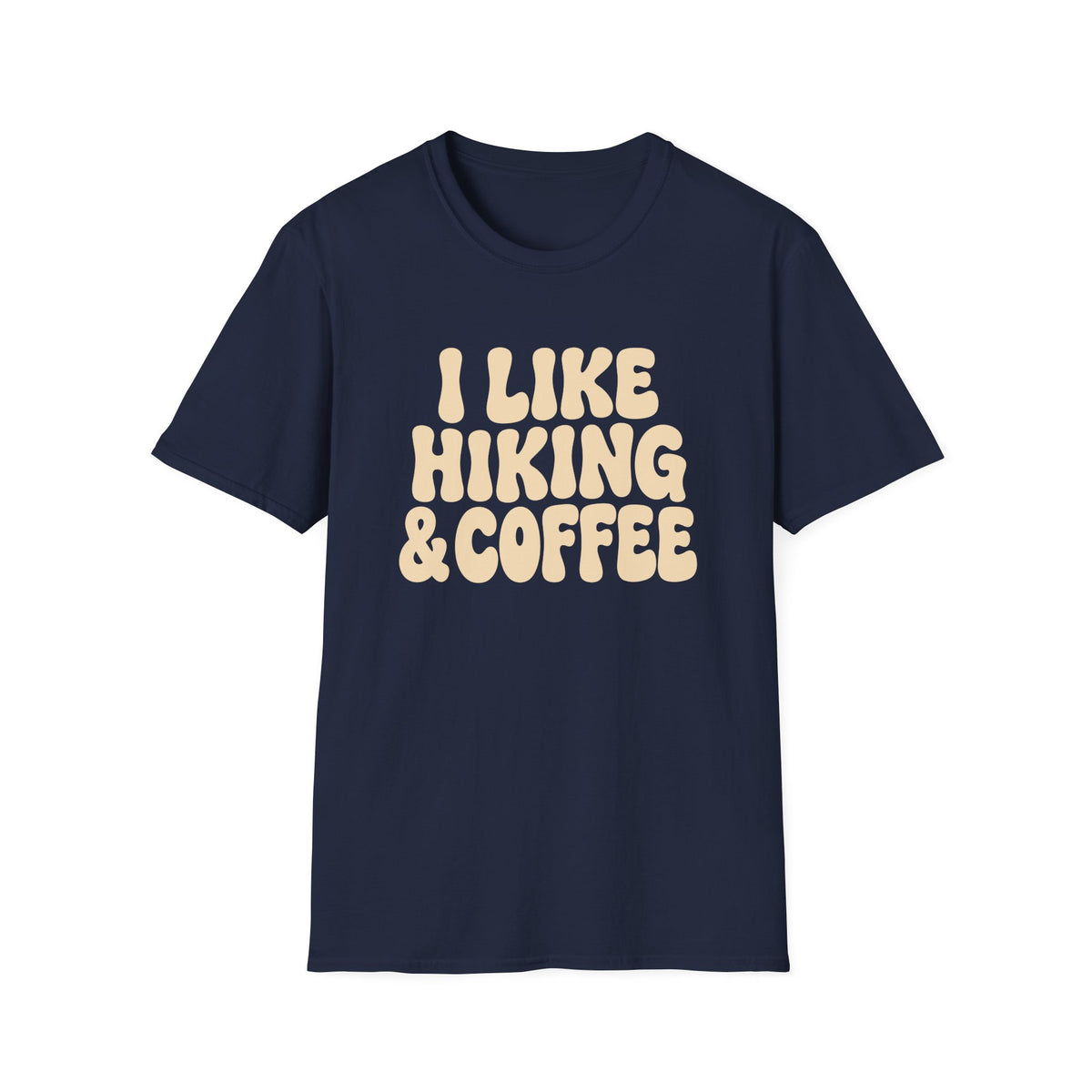 I Like Hiking and Coffee T-shirt
