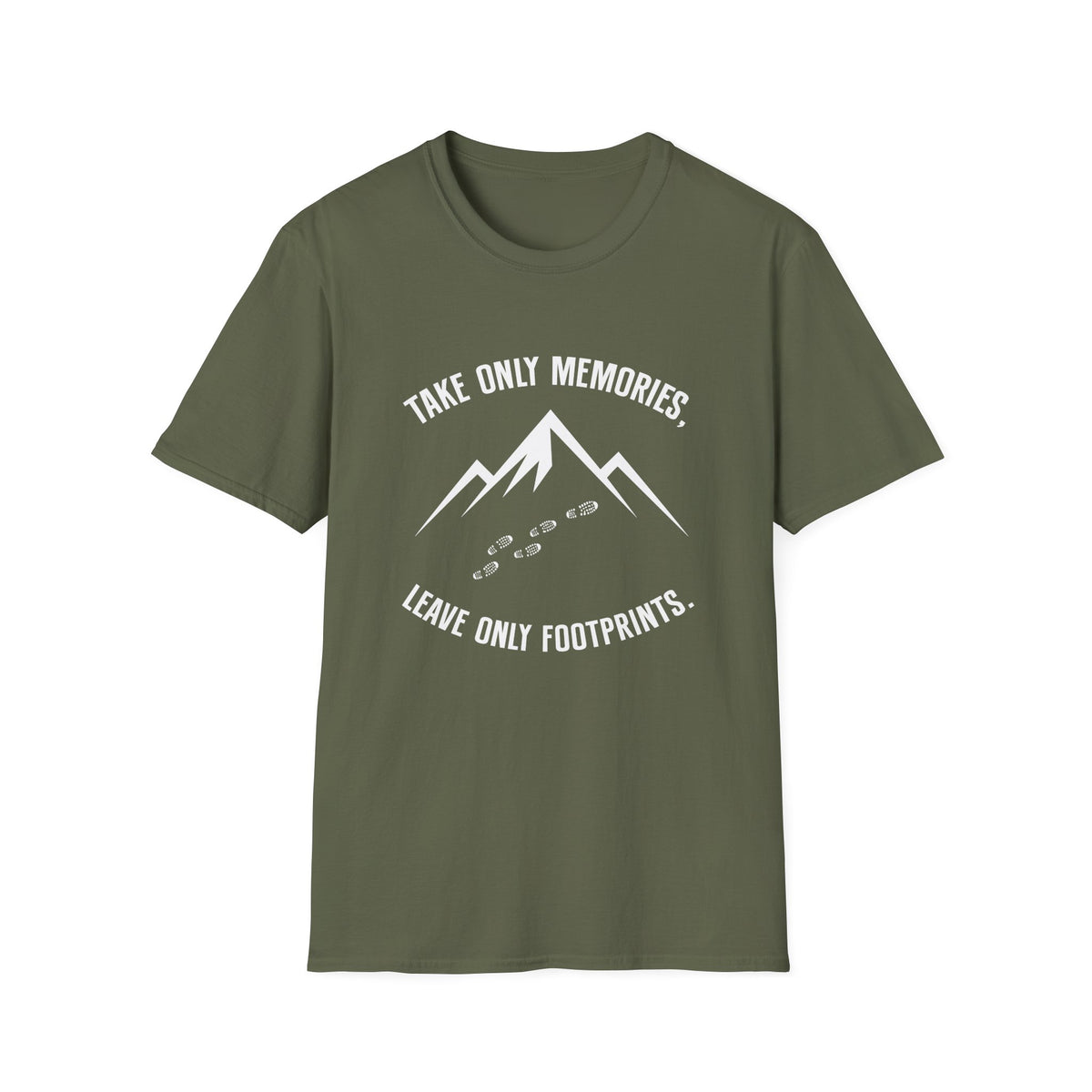 Take only memories, leave only footprints T-shirt