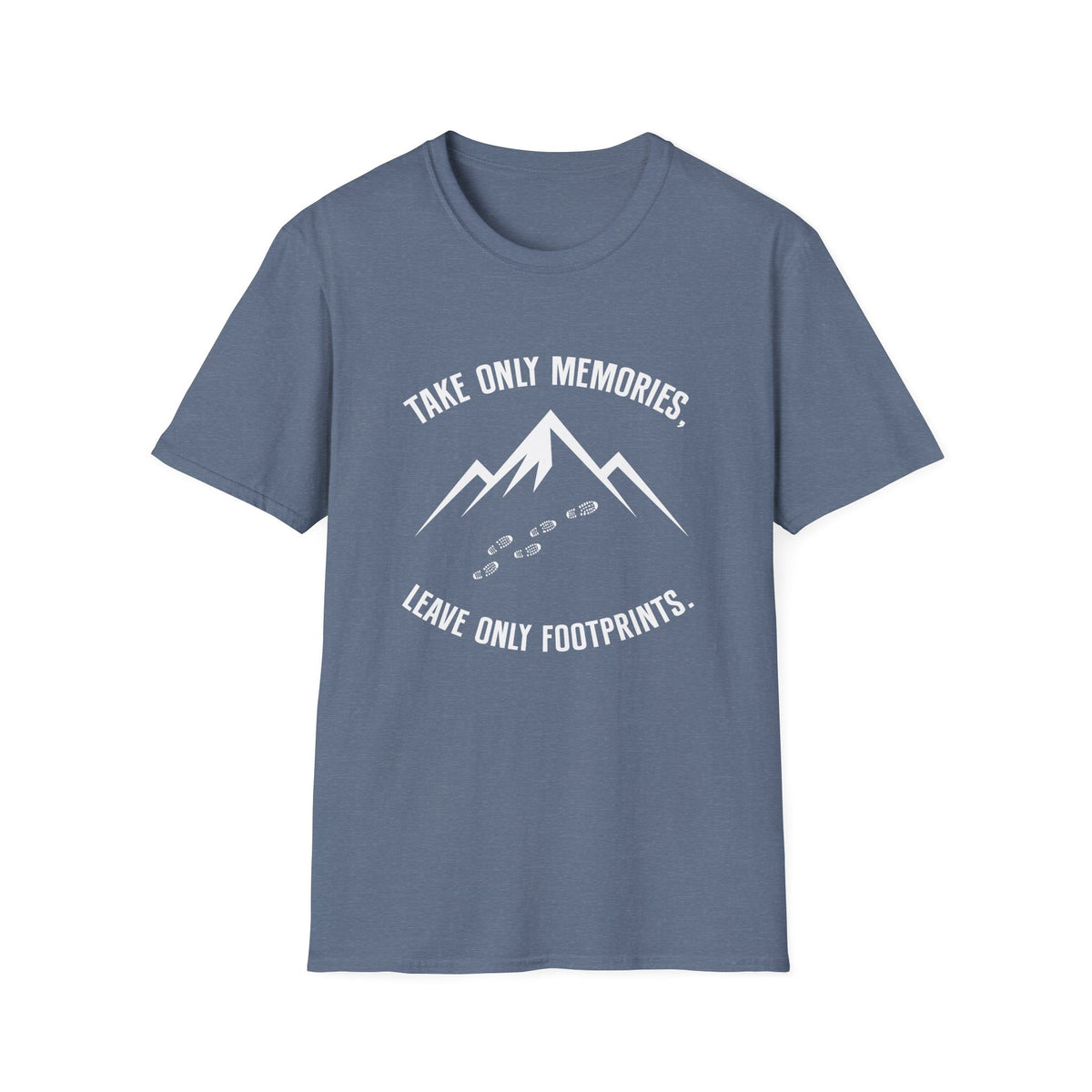 Take only memories, leave only footprints T-shirt