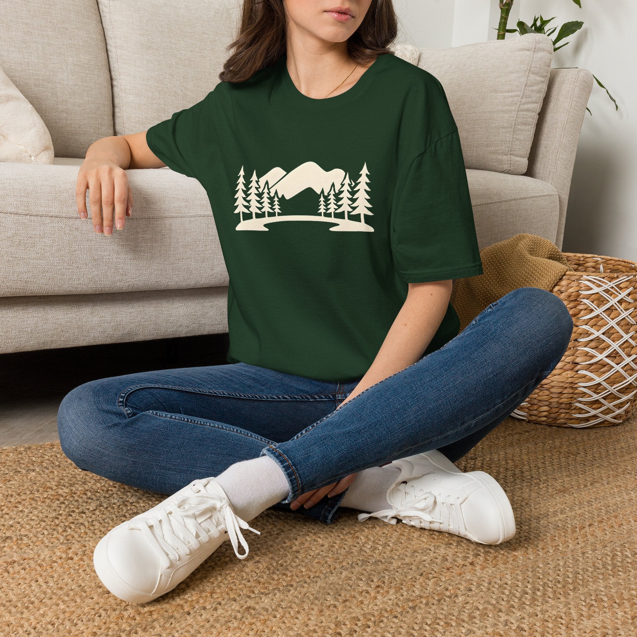 Mountain Lake Landscape T-Shirt