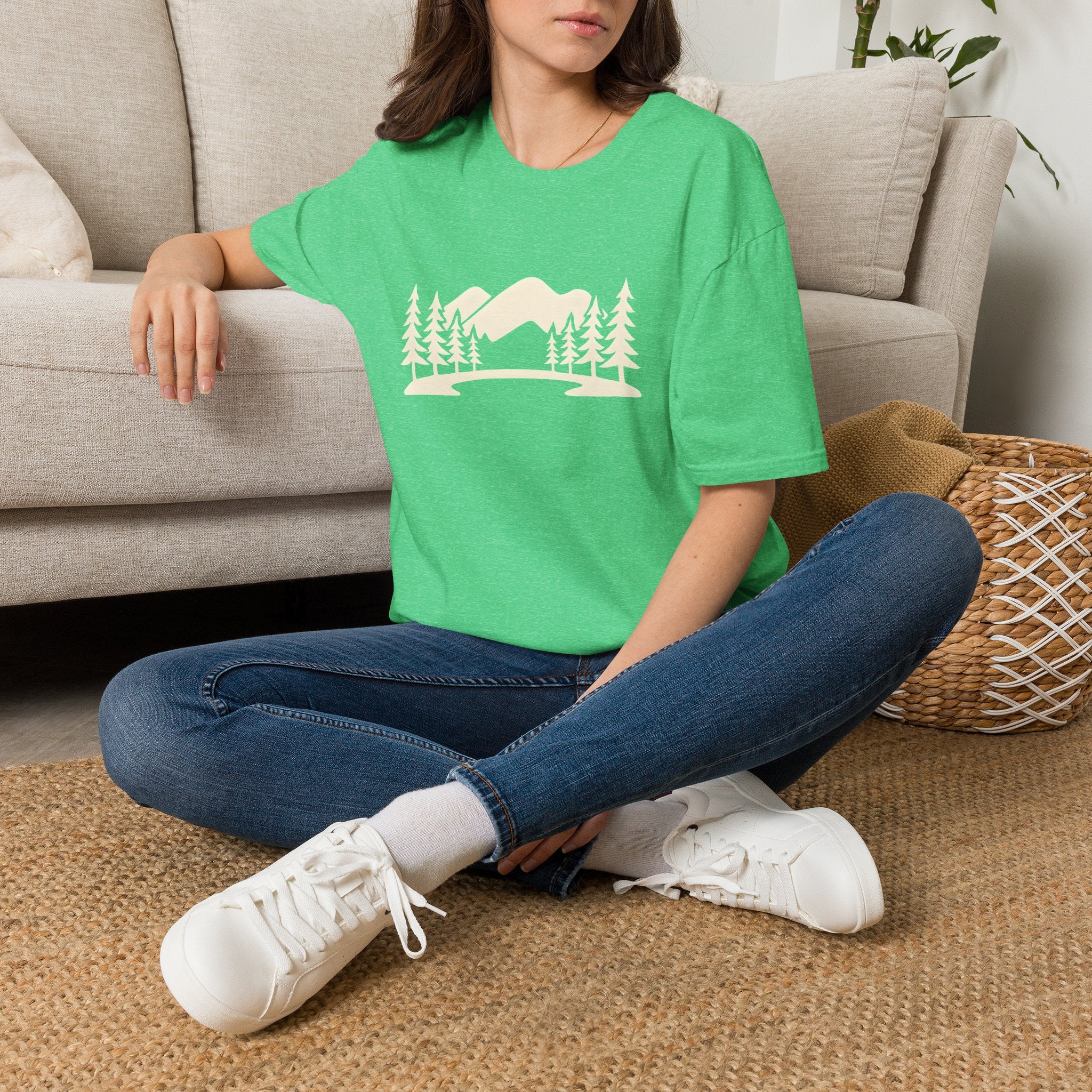 Mountain Lake Landscape T-Shirt