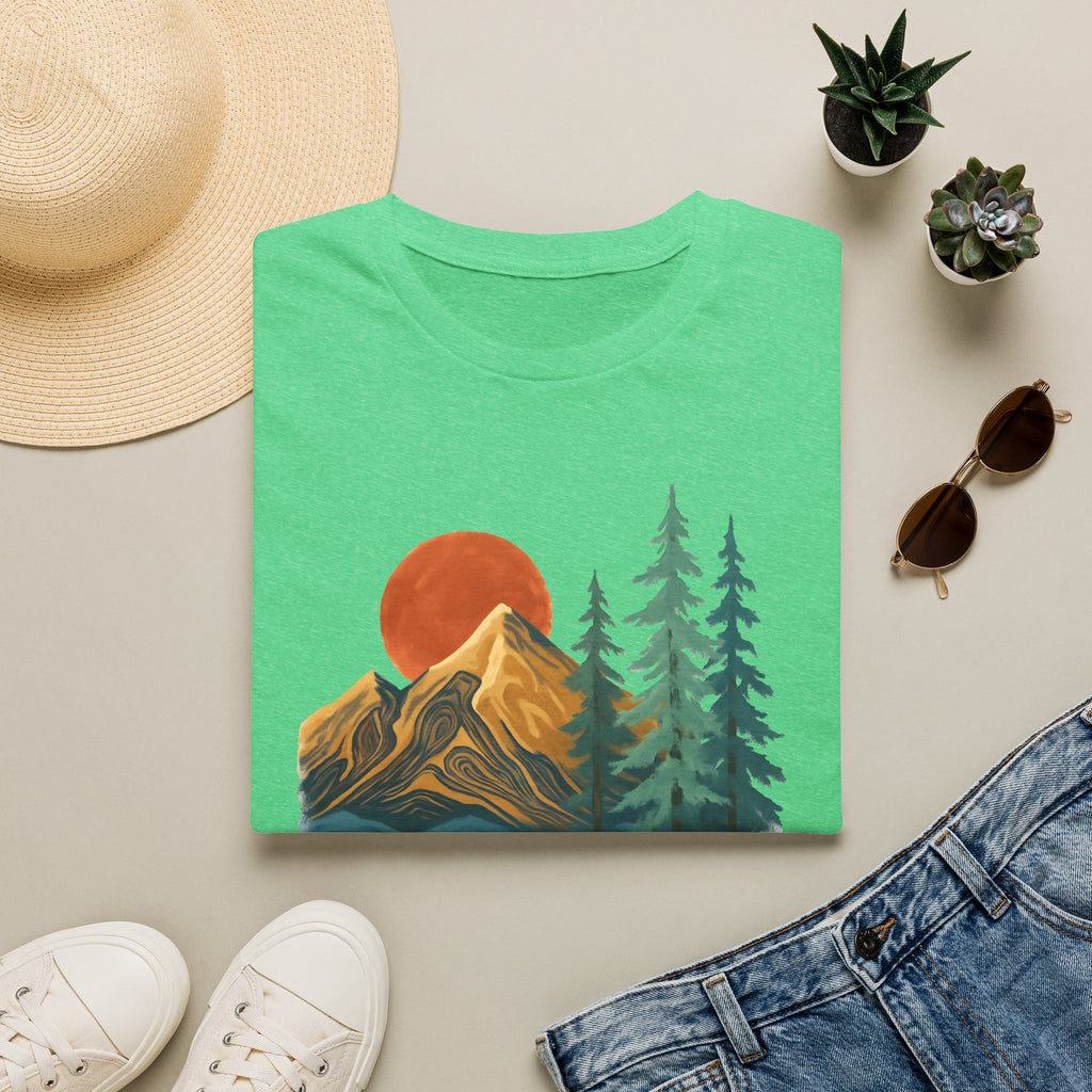 Sunset Mountain Scene T-Shirt