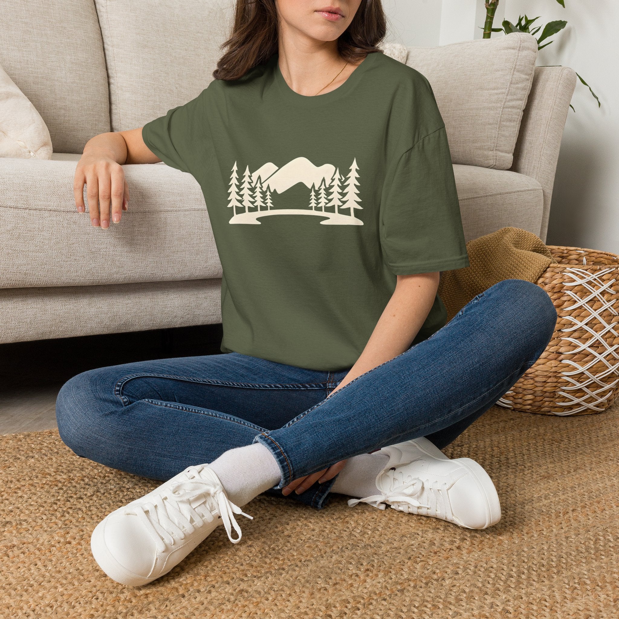 Mountain Lake Landscape T-Shirt