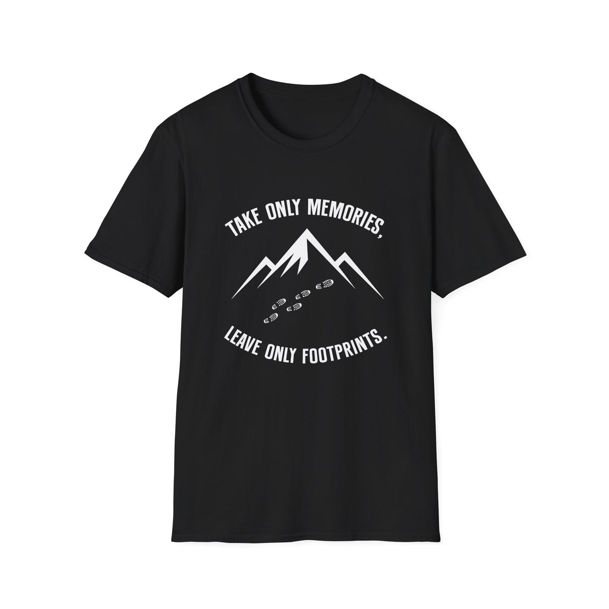 Take only memories, leave only footprints T-shirt