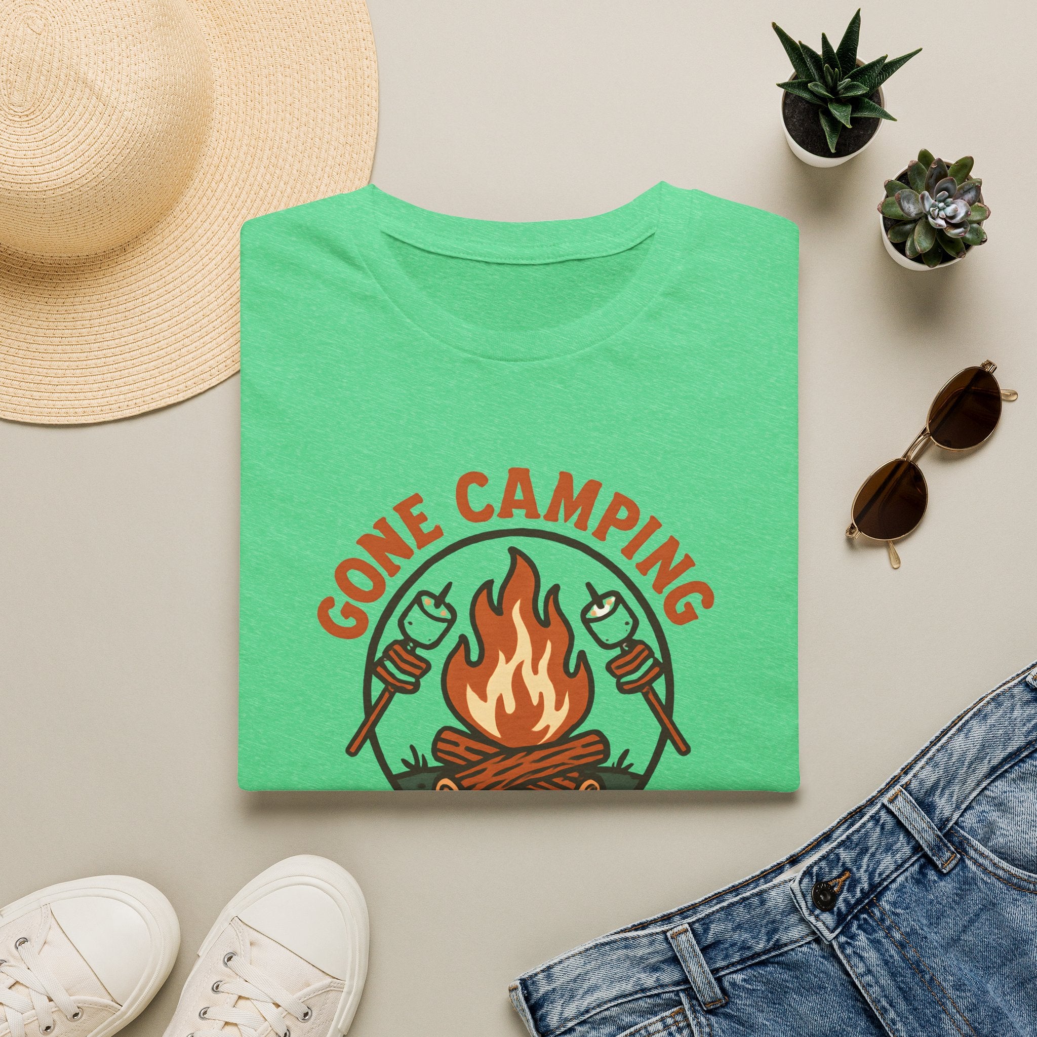 Gone Camping Campfire T-Shirt