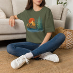 Sunset Mountain Scene T-Shirt