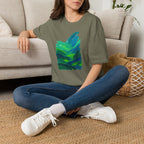 Abstract Green Landscape T-Shirt
